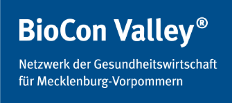 Logo von der Partnerfirma BioCon Valley. Digitalisierung der Medizin mit unserer Partner.